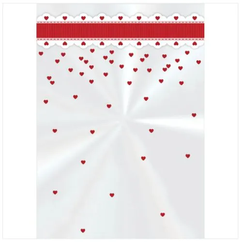 SACO 10X14CM CUTE HEART REGIST COM 50UN- CROMUS
