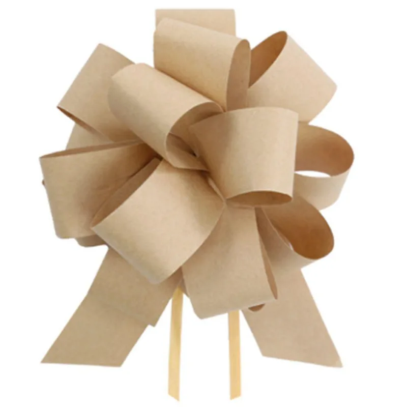 Laço Pronto Flor Kraft 18mm - 100 Un