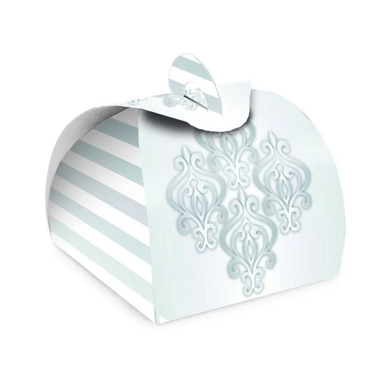 24 Caixas Bem Casado Valise Adamascado Pr Decoração Festas