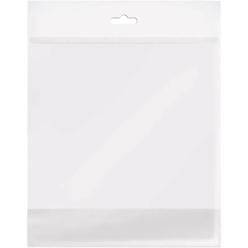 Saco Adesivado TRANSP. C/FURO 10X15+3CM ABA PCT.C/100