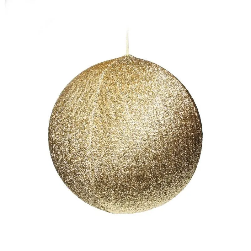 Bola Decoração Natal Lame Nude