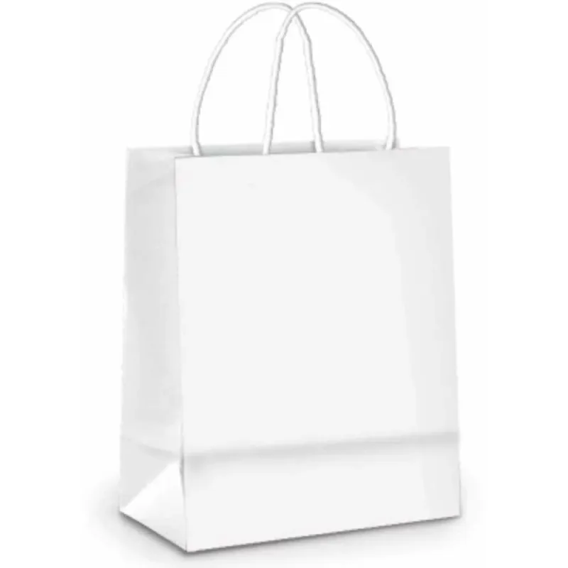 Sacola para Presente Branco G 32X26,5X13CM.