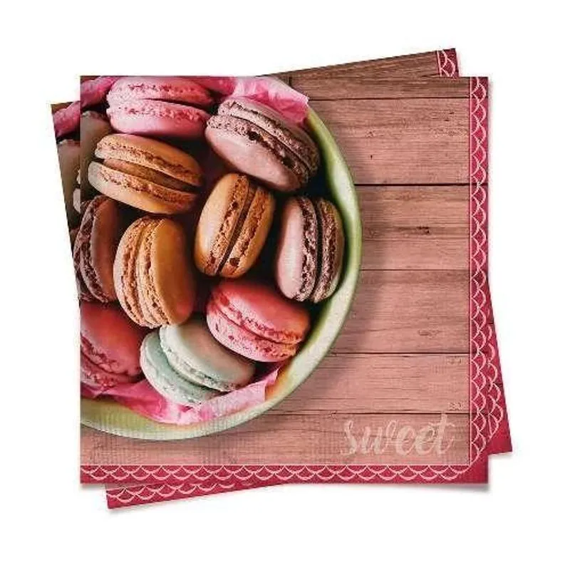Guardanapo 33x33 Macarons