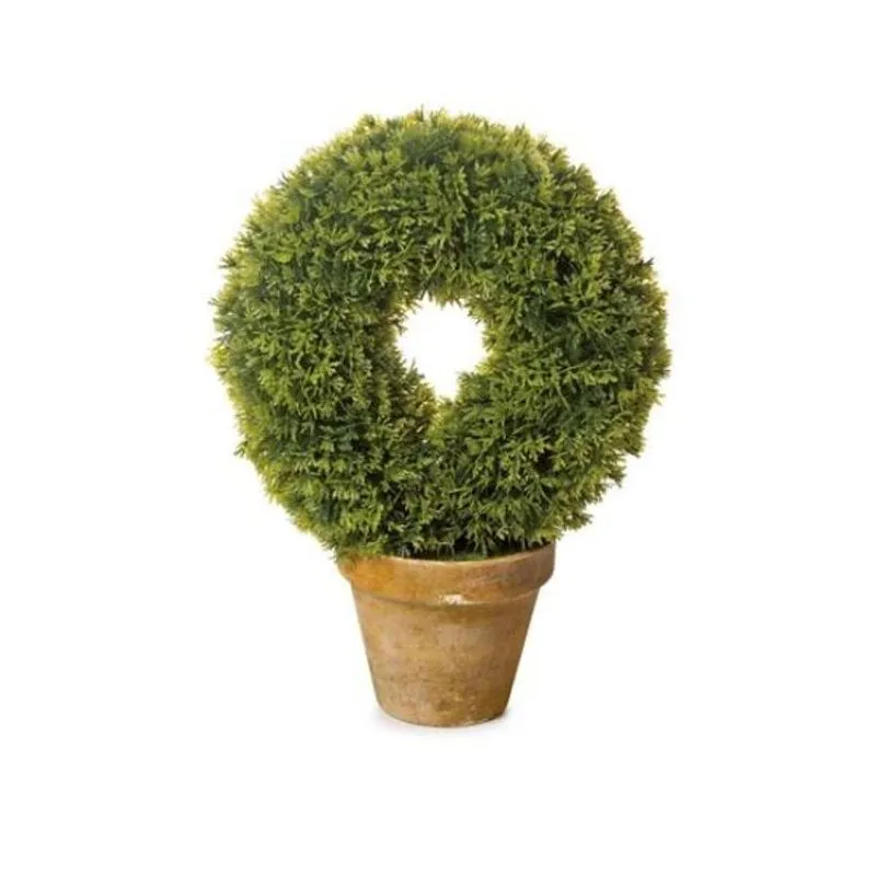 Árvore de Natal Pequena - Topiaria Anel Verde