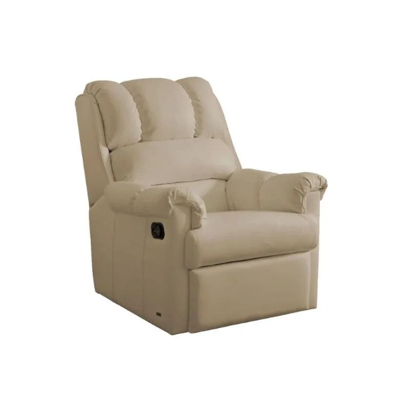 Poltrona Reclinável p/ Sala Vermont Classic Zero Wall Giro e Balanço Courano Bege - Probel