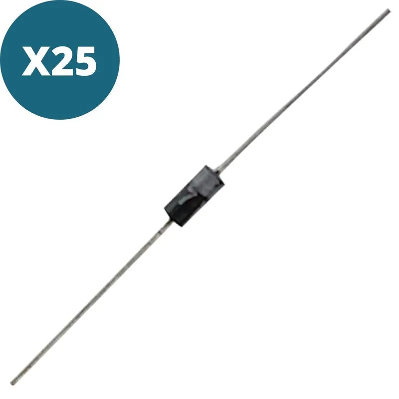 Kit 25 Diodo Retificador 1n4007 In4007 1a 1000v