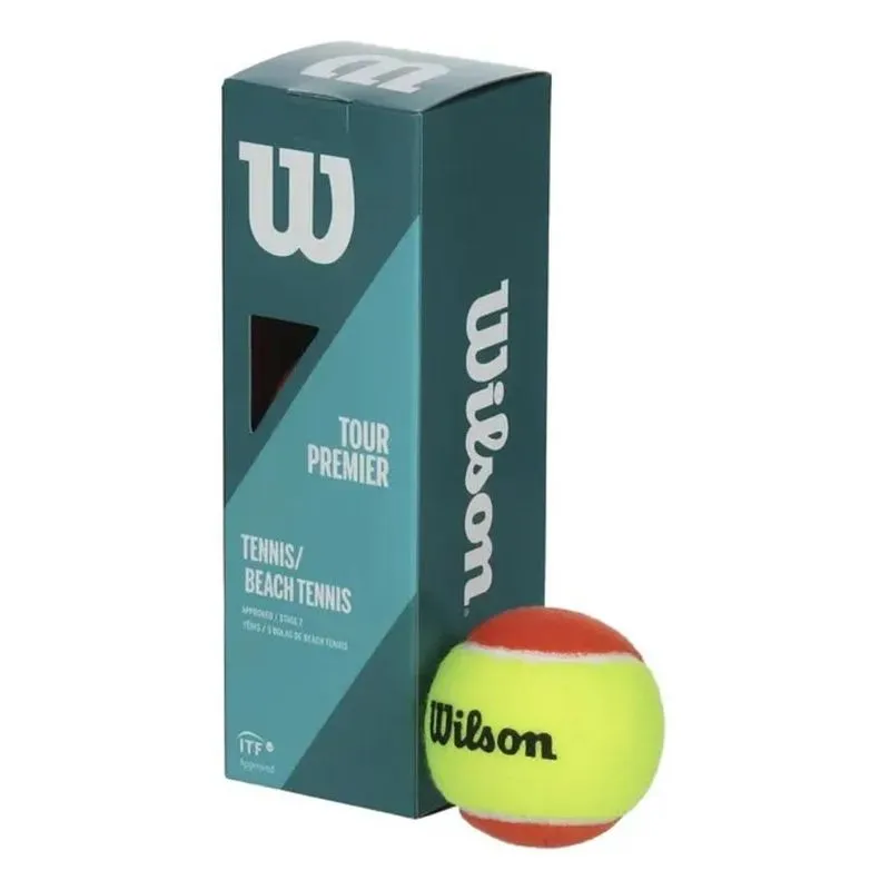 Bola Beach Tennis Bolinha Tênis Praia Wilson Com 3 Unidades