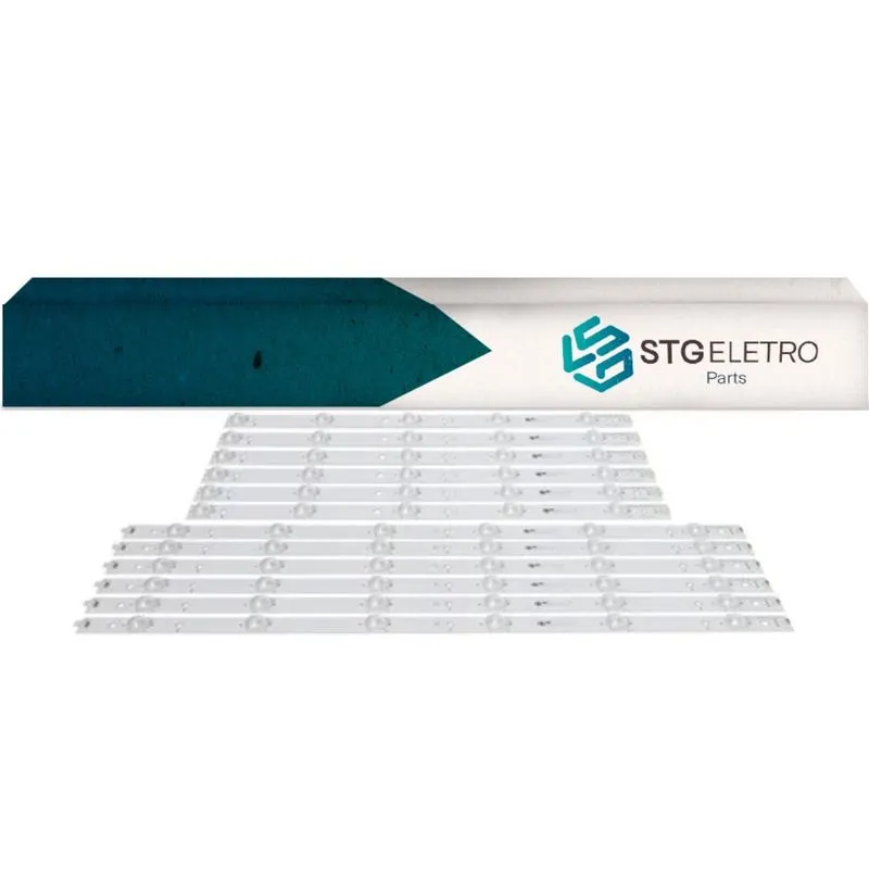 Kit 12 Barra De Led Compatível 48pfg5000 48pfg5100 Le48d1452