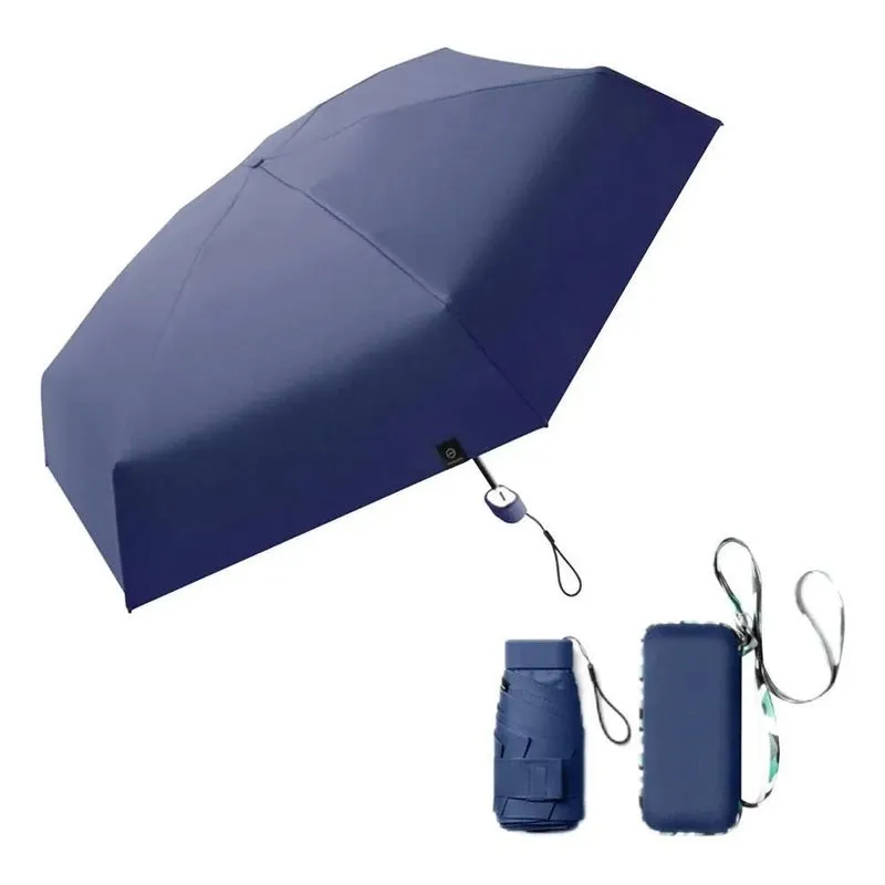 3x Guarda Chuva Bolsa Mini Cápsula De Bolso Portátil Anti-uv