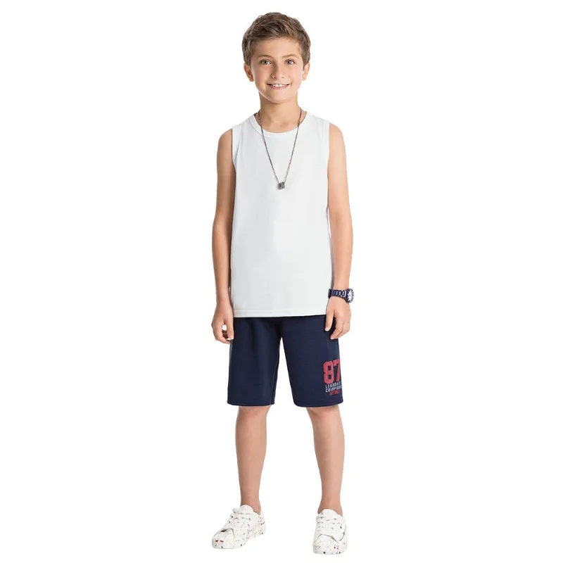 Regata Infantil Masculina Kyly Meia Malha 106305.0001.1