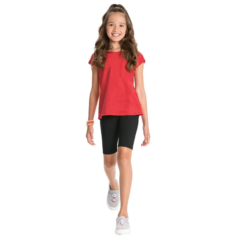 Ciclista Infantil Feminina Kyly Cotton 106315.9010.6