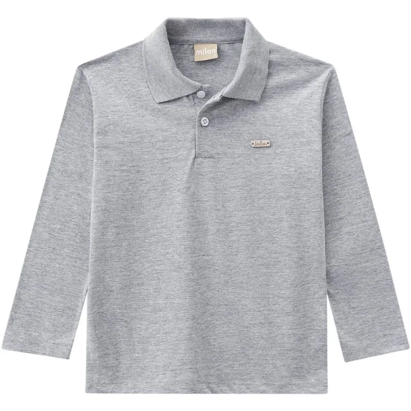 Camisa Polo Infantil Masculina Milon Meia Malha 7568.0020.10