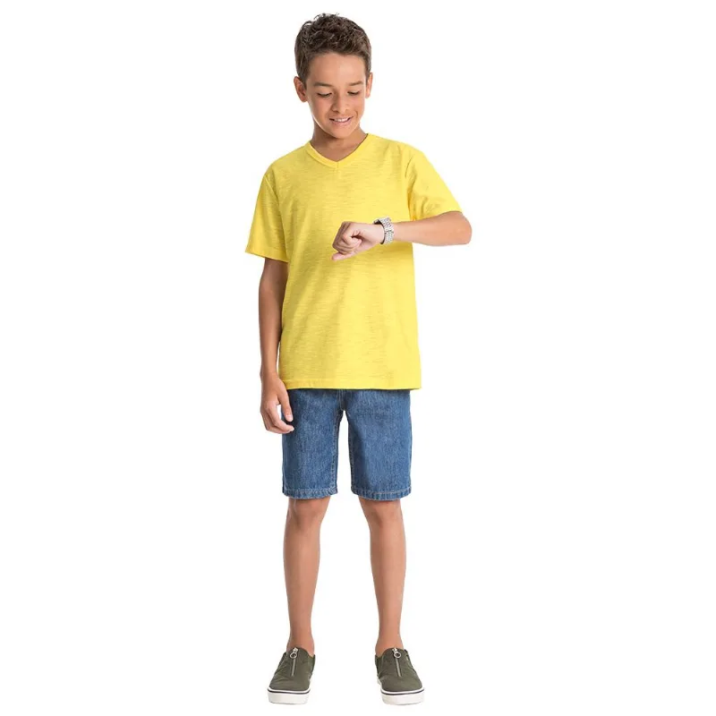 Camiseta Infantil Masculina Meia Malha 107630.0001.6