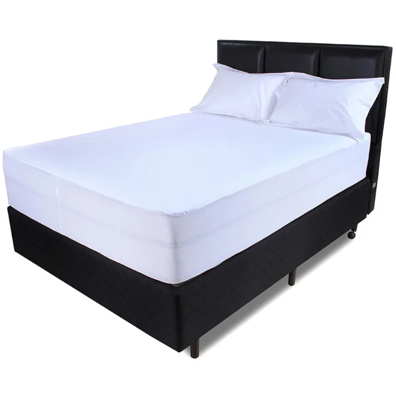 Lençol Impermeável 2 em 1 Protetor Colchão King 193x203x42cm Macio Antialérgico com Elástico bf Colchões