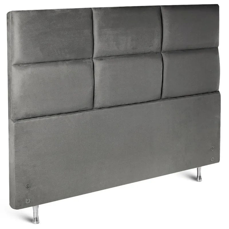 Cabeceira Premium f. A Colchões Swede Chumbo King Size 193x15x127cm