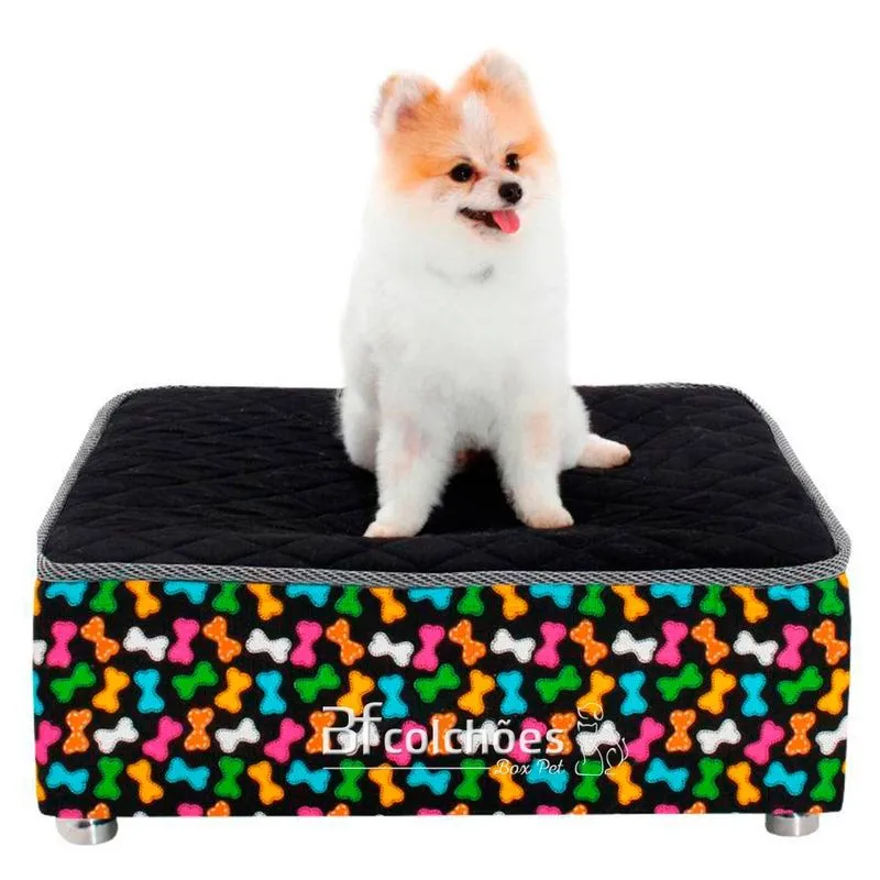 Cama Box Caminha Pet Para Cachorros E Gatos Luxo - bf Colchões