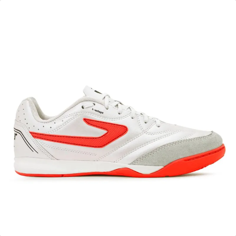 Chuteira Topper Futsal Maestro Td IV Masculina 44. / Branco / Coral