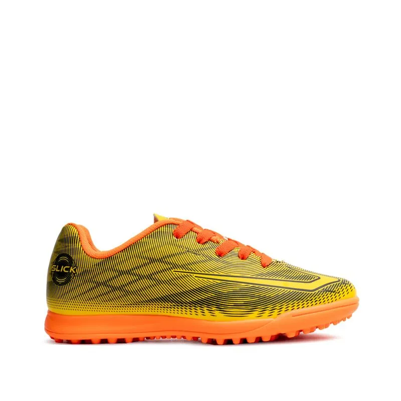 Chuteira Society Infantil Topper Strike IV Amarelo/laranja - 33