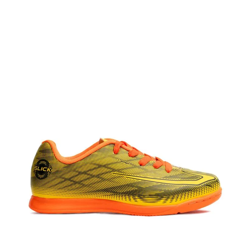 Chuteira Futsal Infantil Topper Strike IV Amarelo/laranja - 29