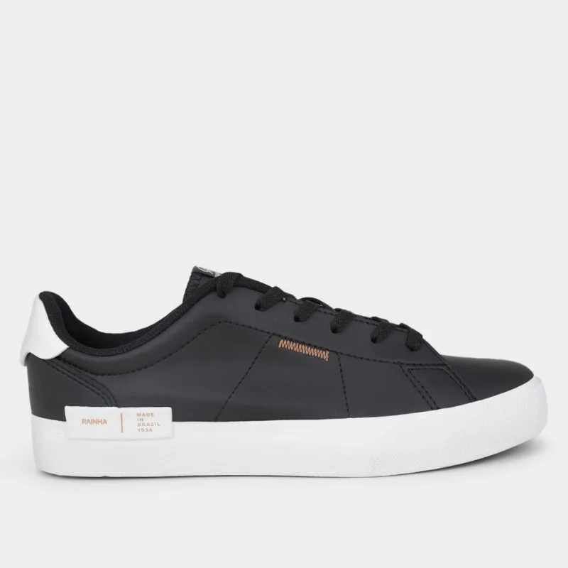 Tênis Rainha Soho Masculino - Masculino - Preto+Branco