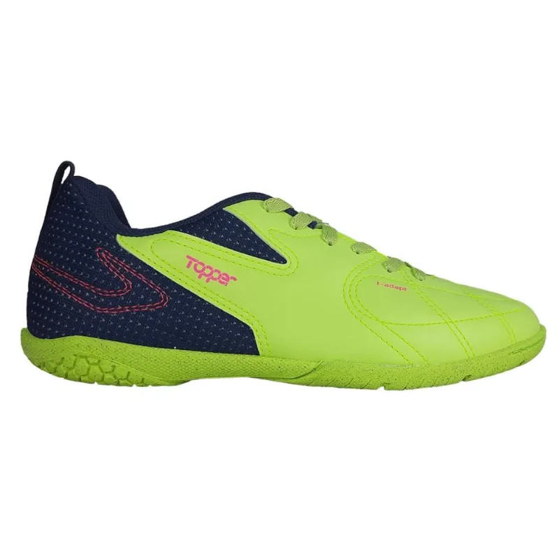 Chuteira Futsal Topper Capita II Unissex 39 / Verde e Rosa