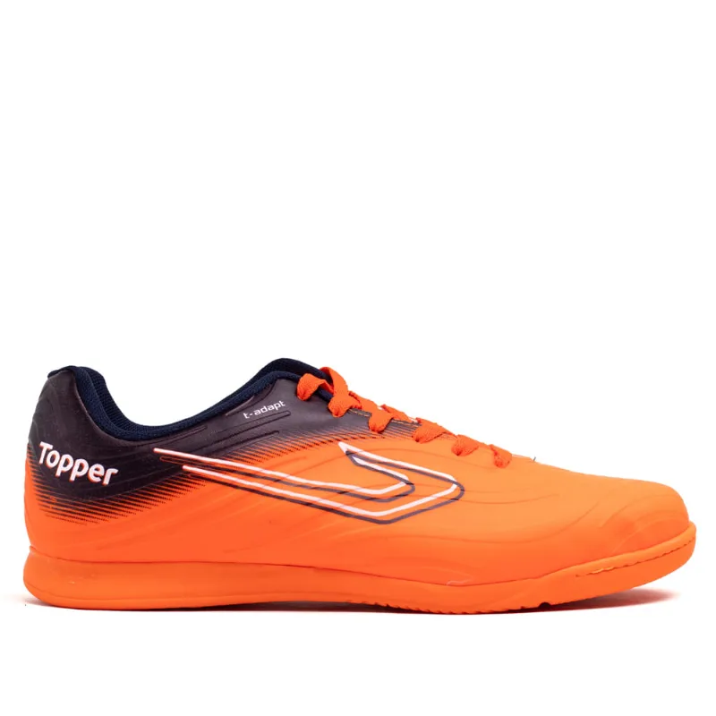 Chuteira Futsal Topper Forza III Laranja/marinho - 38