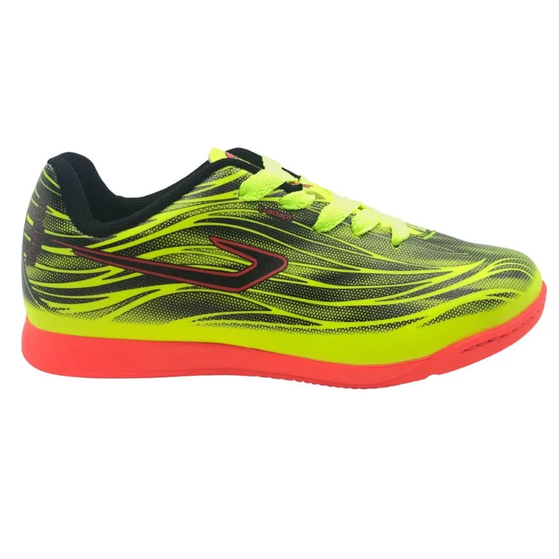 Tênis Topper Futsal Infantil Slick V Verde com Preto