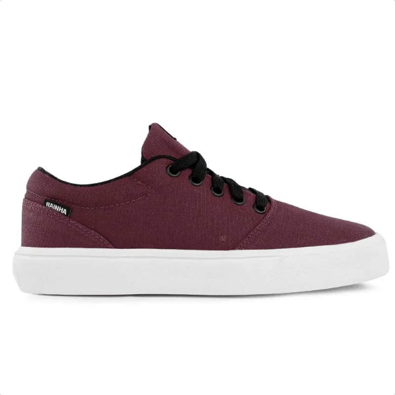 Tênis Rainha Noble Masculino 41 / Bordô / Branco