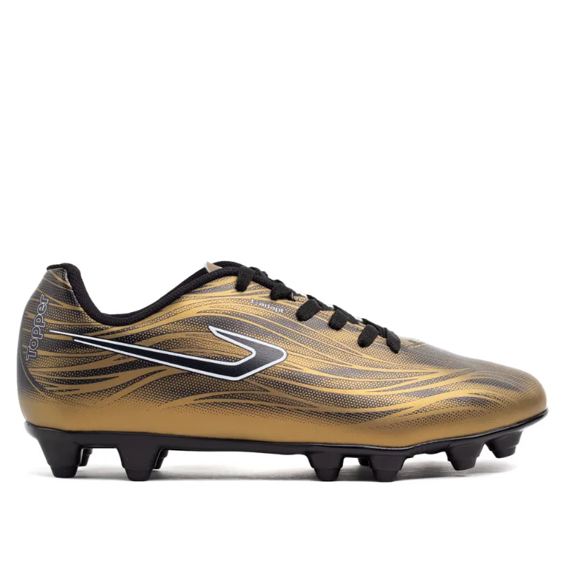 Chuteira Campo Topper Slick V Dourado - 40