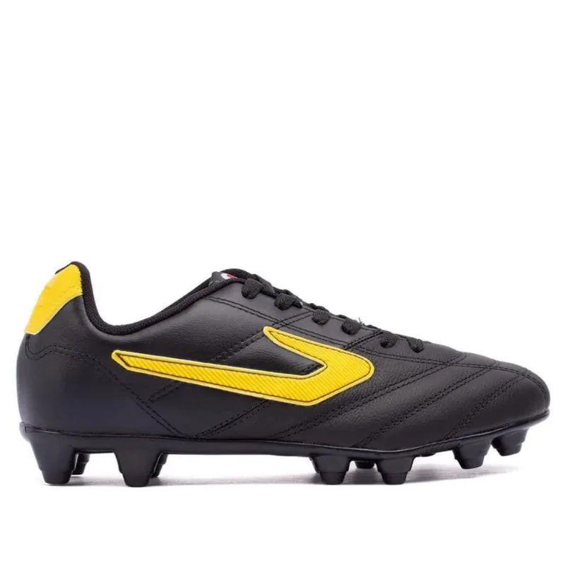 Chuteira Campo Topper Furia Preto/amarelo - Preto/Amarelo