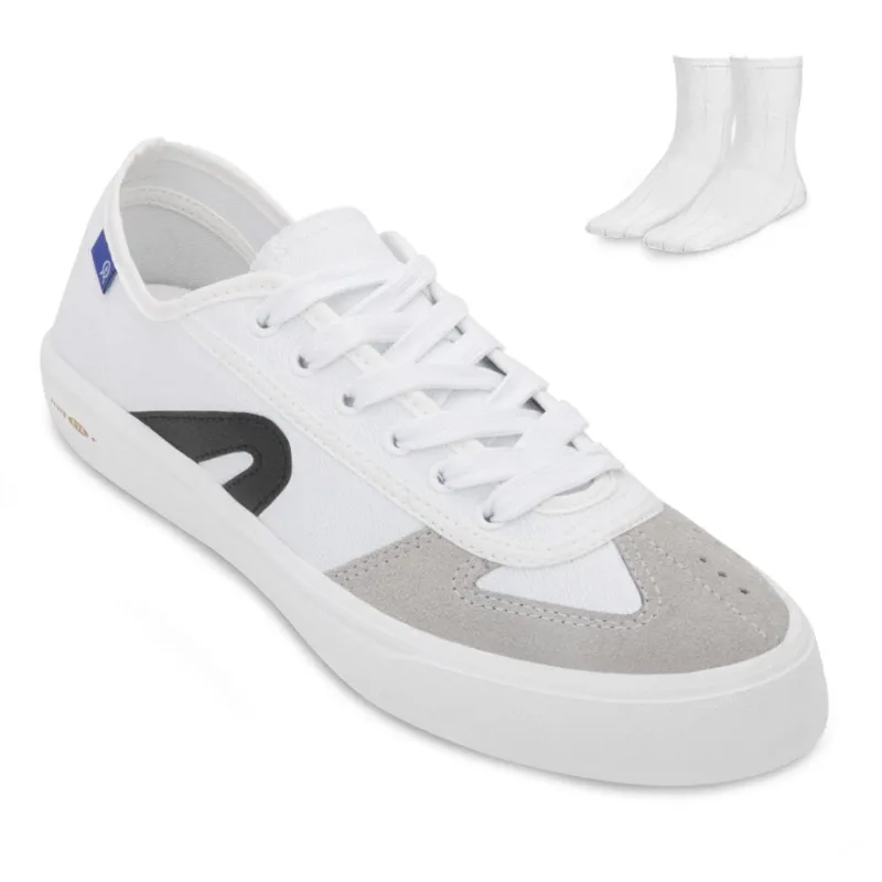 Tênis Rainha RA24 VL 2500 Confort e Meia RA24 VL 2500 35 / Branco/Preto