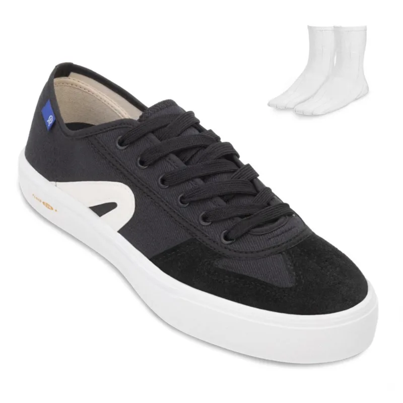 Tênis Rainha RA24 VL 2500 Confort e Meia RA24 VL 2500 34 / Preto/Branco
