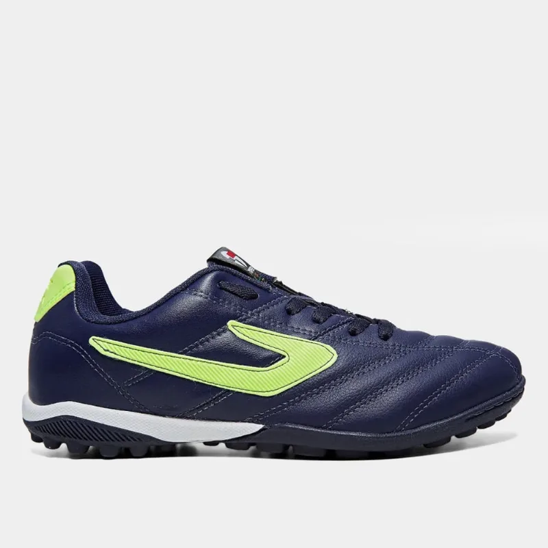 Chuteira Society Topper Furia- Marinho/Verde