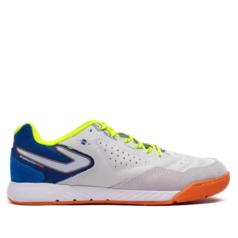 Chuteira Futsal Topper Dominator Pro V Cinza/ azul - 38