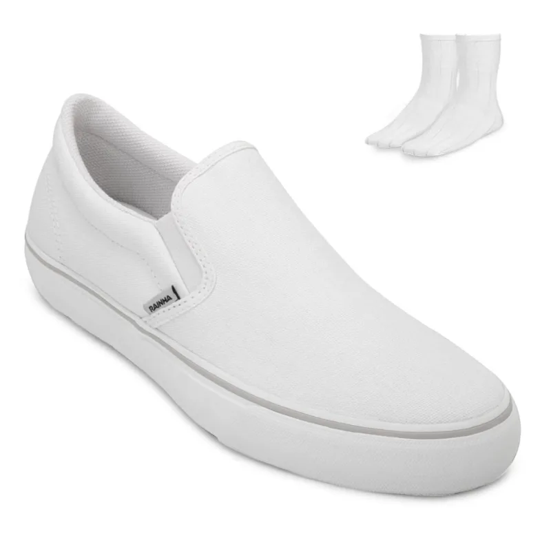 Tênis Rainha BC Iate IV e Meia RA25-RA03670 42 / Branco/Cinza