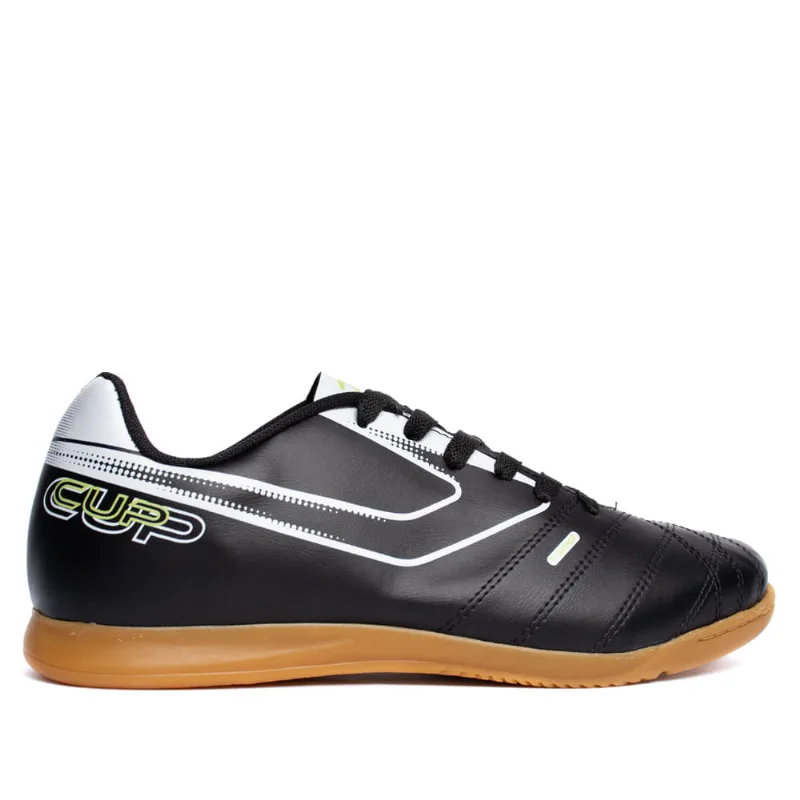 Chuteira Futsal Topper Cup Vii T-Adapt Preto/Branco - 44