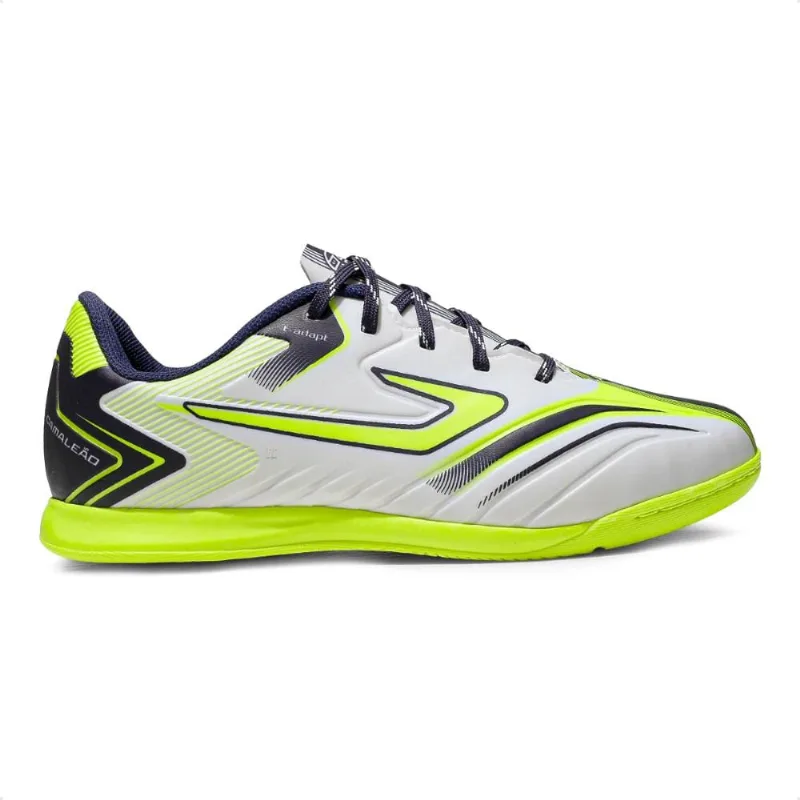 Chuteira Futsal Topper Camaleão Infantil 30 / Branco / Verde