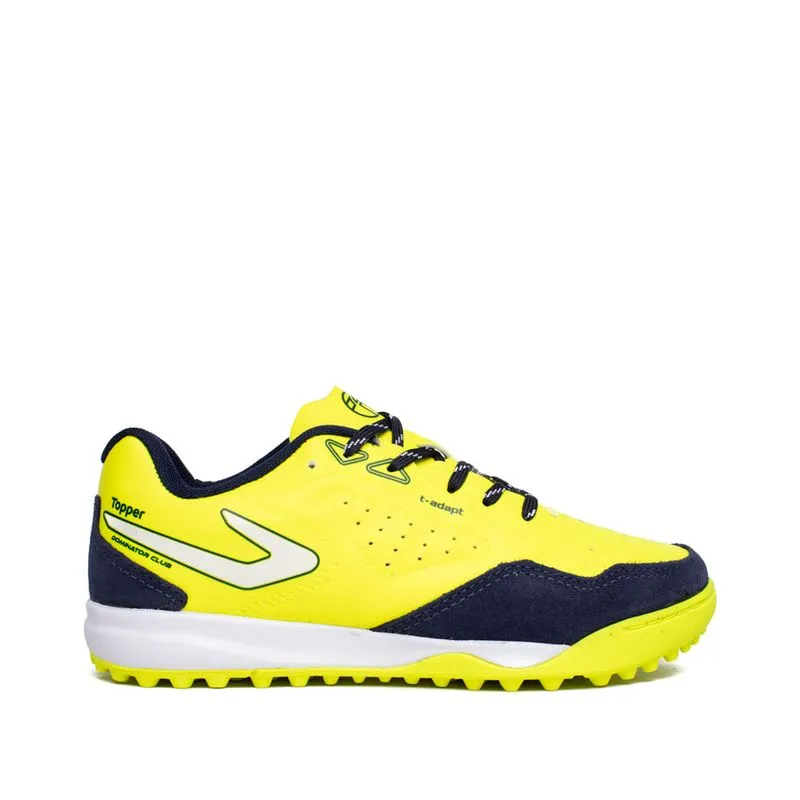 Chuteira Infantil Topper Dominator Club V Amarelo Fluor - 34