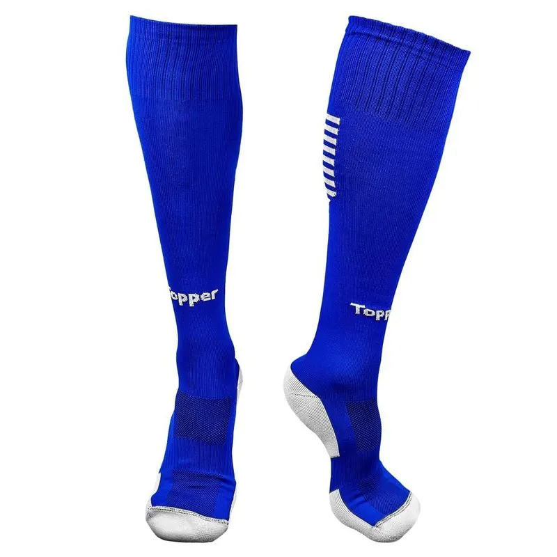 Meião Topper Boleiro Futebol Azul 39-44 Conforto