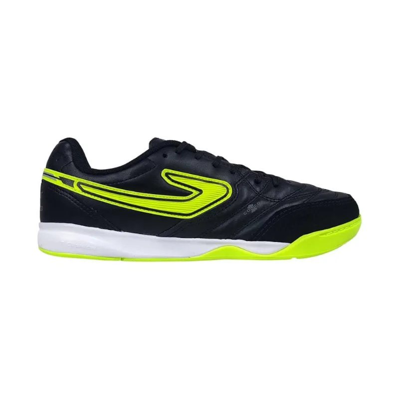 Chuteira Futsal Topper Maestro Pro V Unissex 35-36 / Preto/Amarelo