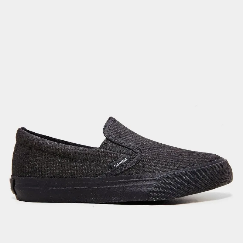 Slip On Infantil Rainha IV - Menino - Preto