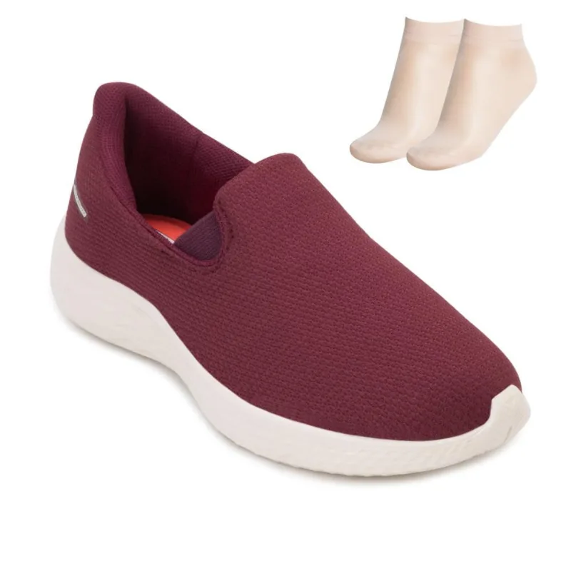 Tênis Slip On Rainha V Dream IV e Meia RA25 35 / Vinho
