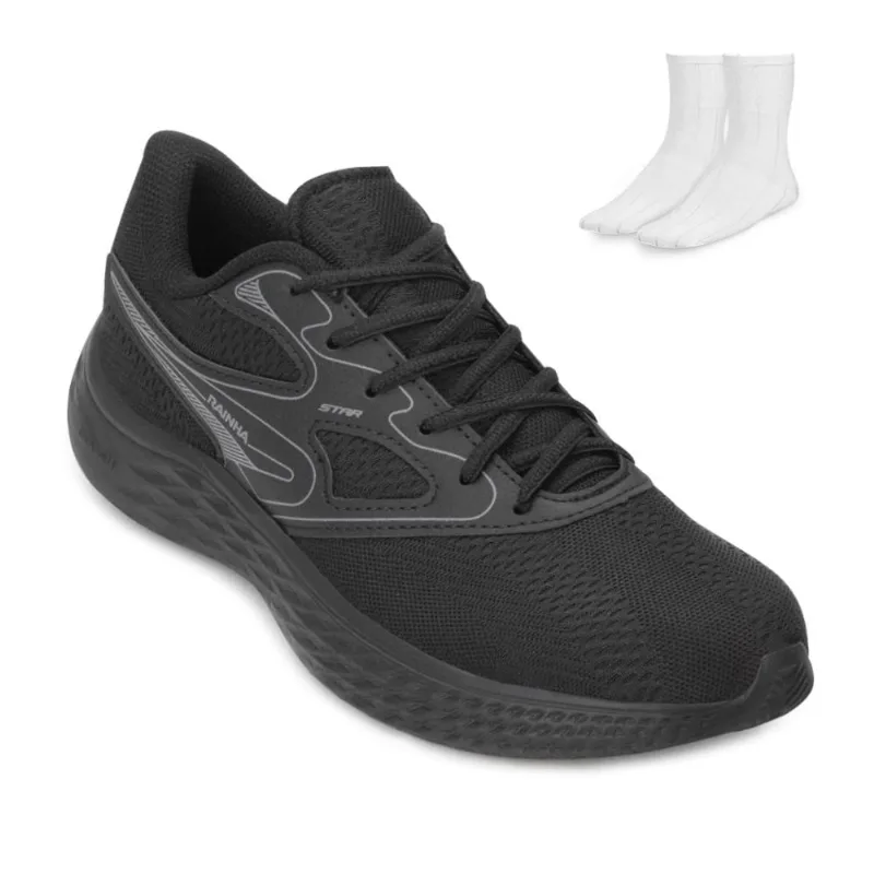 Tênis Rainha P Star e Meia RA25 42 / Preto