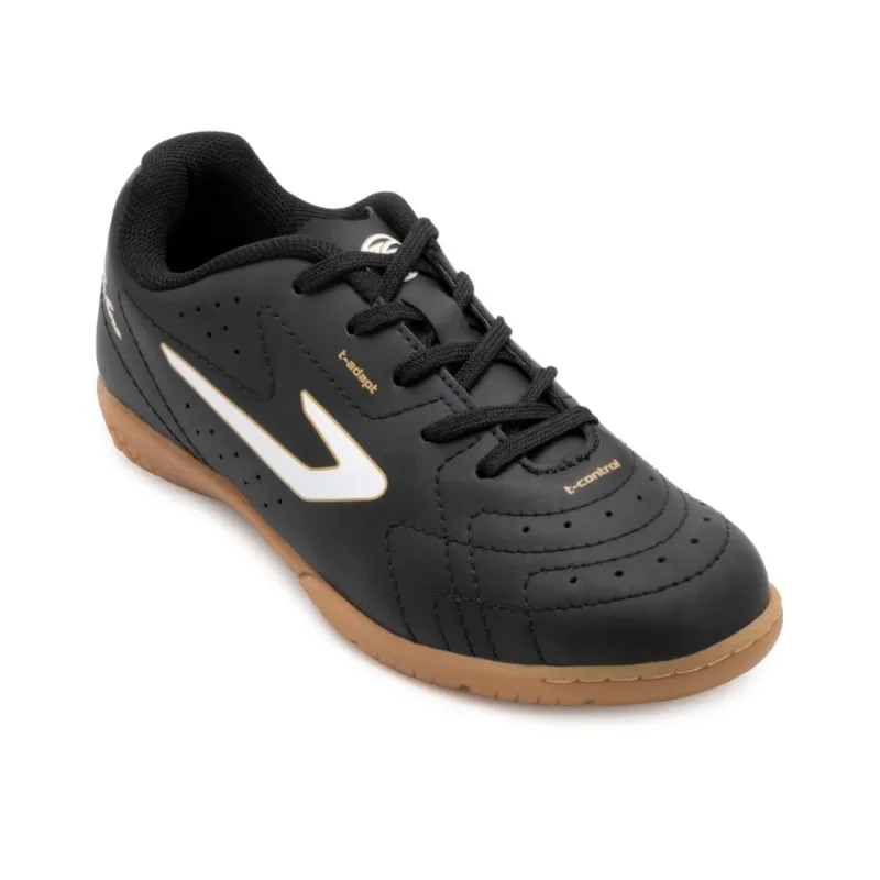 Chuteira Topper PB Futsal Boleiro VI Infantil TP26 34 / Preto/Branco