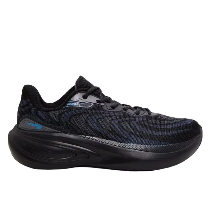 Tênis Corrida Masculino N°42 Rainha Gravity Preto E Azul (MP)
