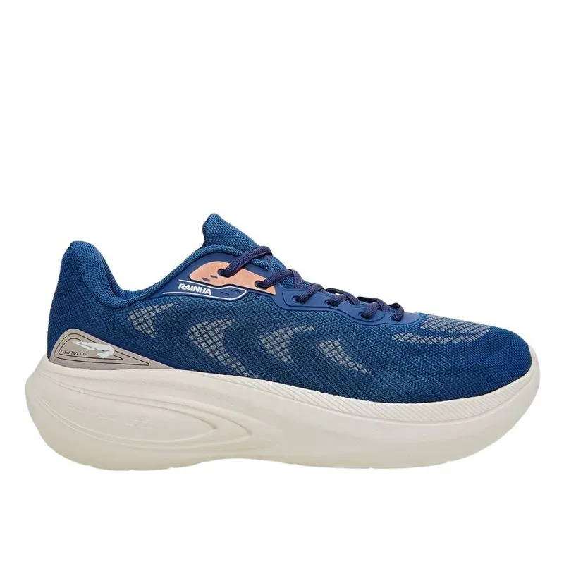 Tênis Corrida Masculino N°38 Rainha Gravity Azul E Bege (MP)