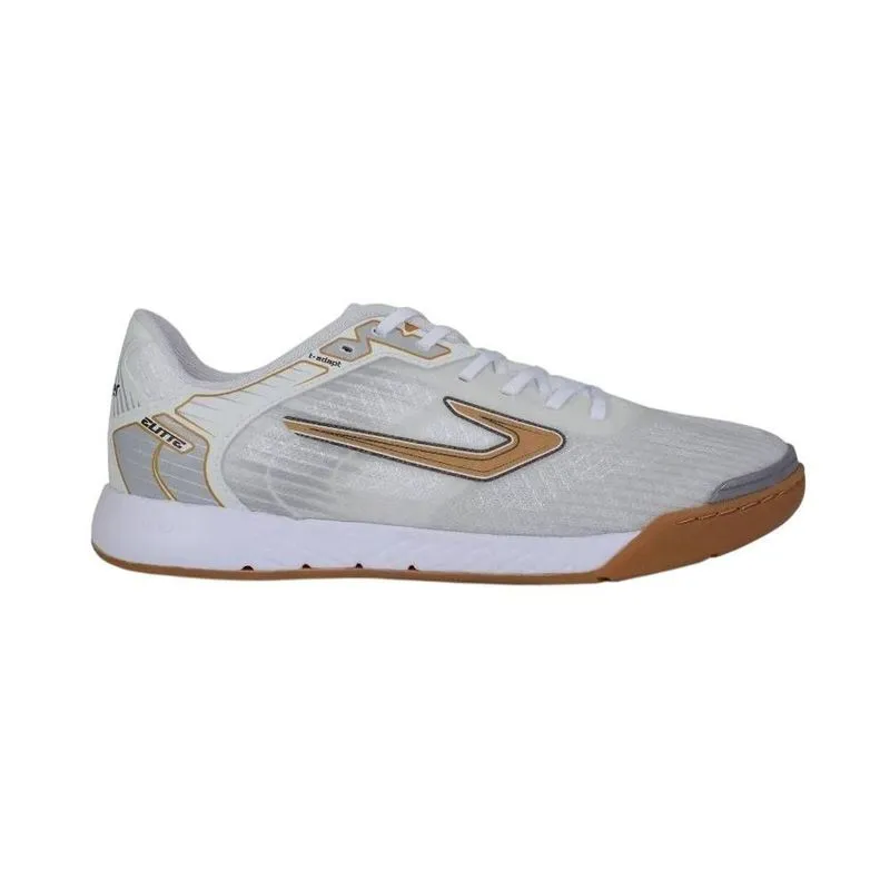 Chuteira Topper Futsal Elitte Masculina TP05890005 39 / BRANCO-DOURADO
