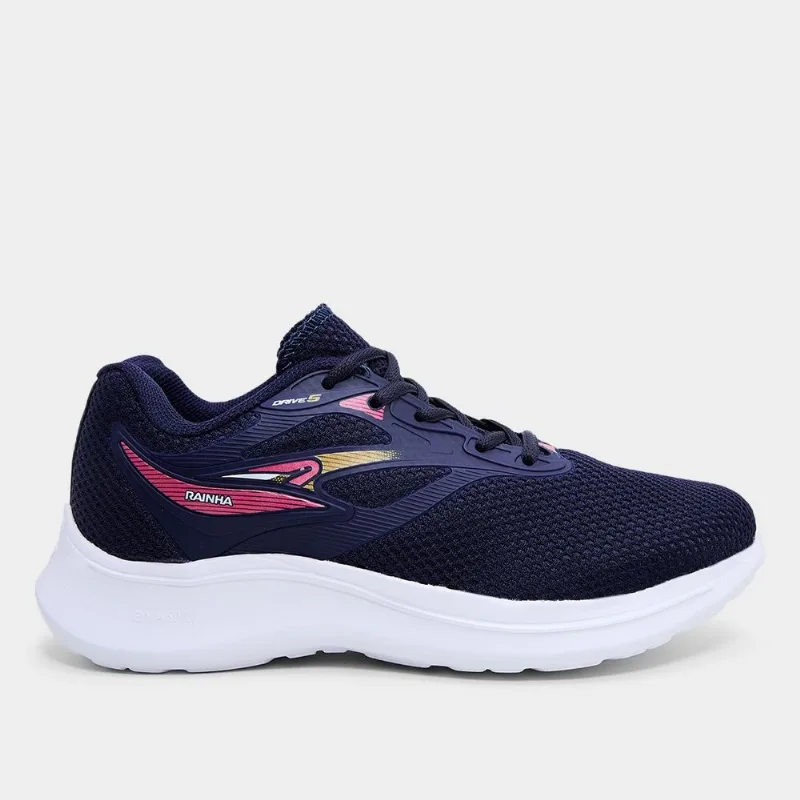 Tênis Infantil Rainha Drive V Menina - Menina - Marinho+Pink