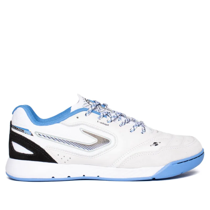 Chuteira Futsal Masculina Topper Dominator Pro VI Branco/Azul - 41