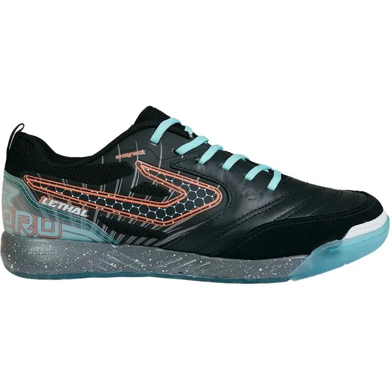 Chuteira Futsal Topper Lethal Grafeno Masculina 40 / Preto